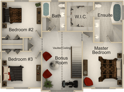 The Wisconsin House Kit (3 bed 2.5 bath) **