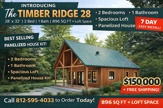 The Timber Ridge 28 Panelized House Kit