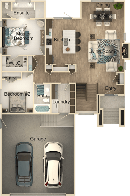 The Cypress Grove House Kit (2 bed 2 bath)