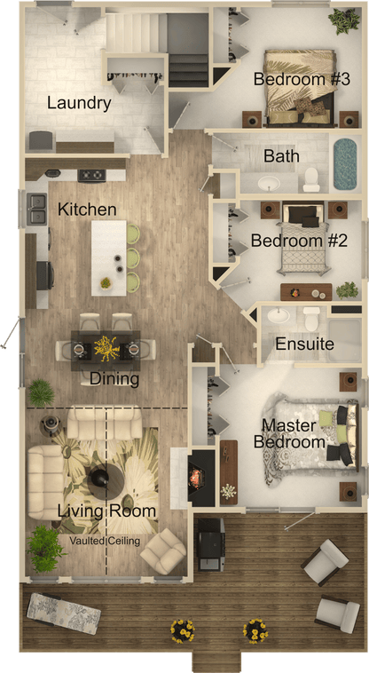 Weeping Willow House Kit (3 bed 2 bath)