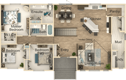 Willowbend House Kit (3 bed 2 bath)